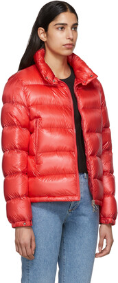 Moncler Red Down Copenhagen Jacket - ShopStyle Outerwear