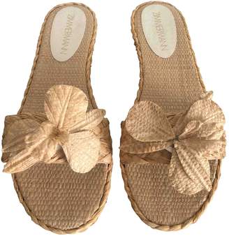 Zimmermann Ecru Cloth Sandals