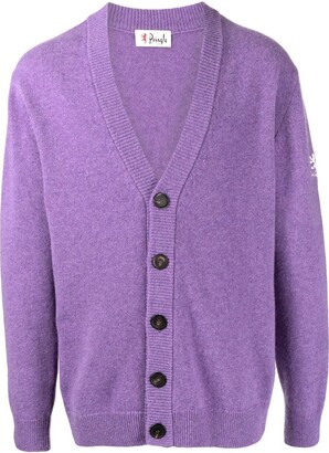 Purple V Neck Women's Cardigans | ShopStyle