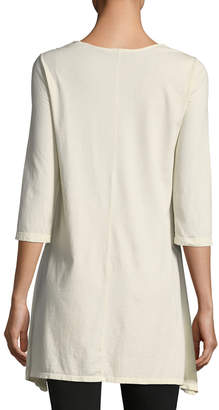 Johnny Was Leith Embroidered Panel Tunic, Plus Size