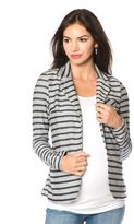 Thumbnail for your product : A Pea in the Pod 1 Button Closure French Terry Maternity Jacket