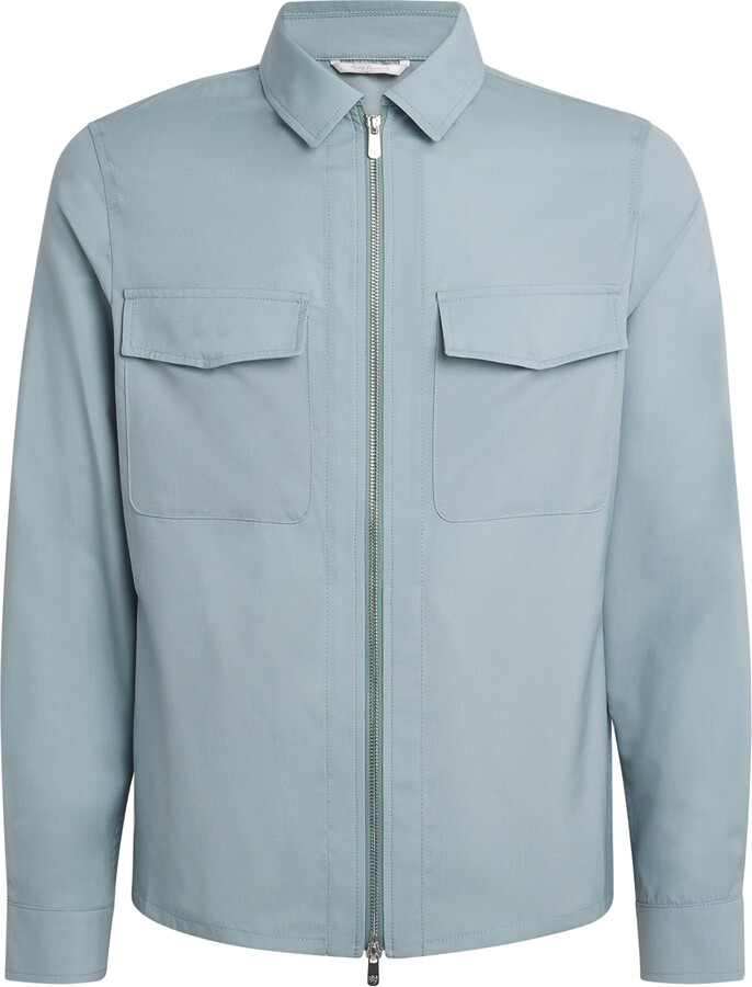 Marco Pescarolo Virgin Wool-Silk Overshirt