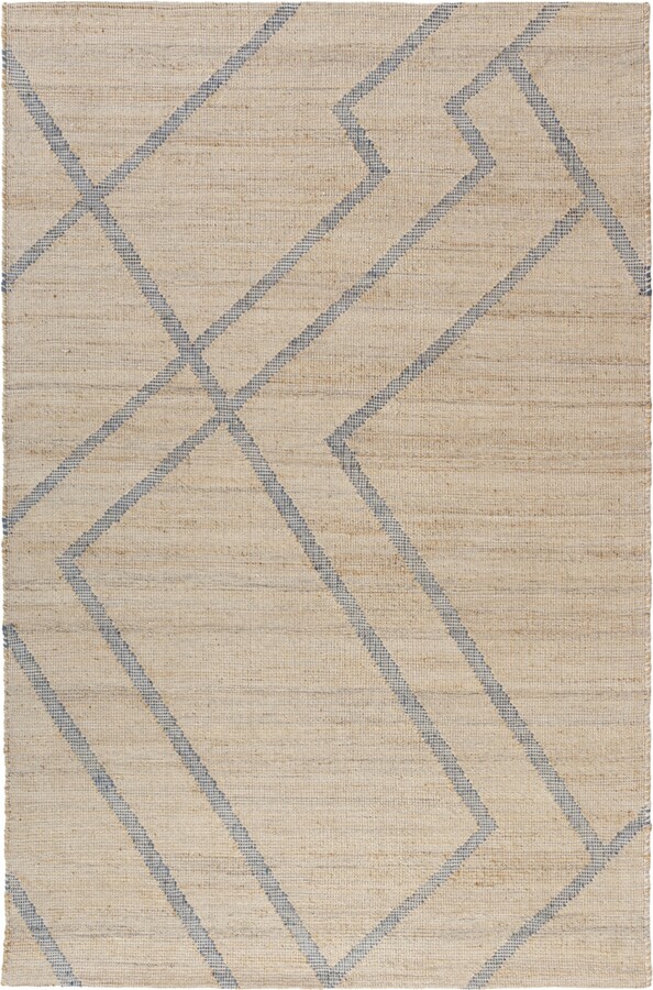 LR Home Xanda Wil-575 5'x7'9" Area Rug - Blue/ Tan