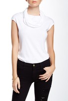 Thumbnail for your product : Three Dots Cap Sleeve Cowl Neck Blouse