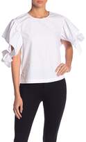 Thumbnail for your product : Grey Lab Ruffle Sleeve Blouse