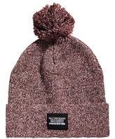 Thumbnail for your product : ASOS Bobble Beanie Hat with Patch
