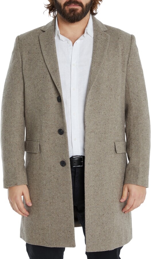 textured overcoat