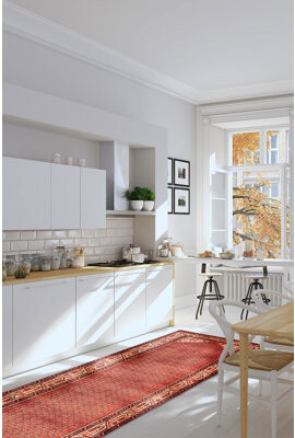 Andelz Red Rug 3'3" x 9'9"