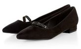 Thumbnail for your product : New Look Wide Fit Black Comfort Pointed Mary Jane Pumps