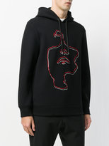 Thumbnail for your product : Neil Barrett Siouxsie print hoodie