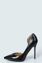Thumbnail for your product : boohoo Rose Pointed Asymmetric Heels