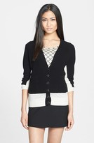 Thumbnail for your product : Marc by Marc Jacobs 'Bella' Colorblock Cashmere Blend Cardigan
