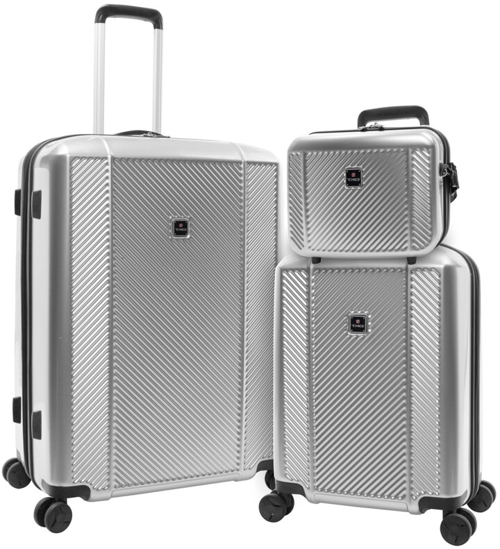 Mackinac 3 Pc Luggage Set Gray
