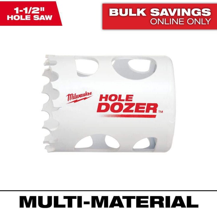 Milwaukee 1-1/2 in. Hole Dozer Bi-Metal Hole Saw