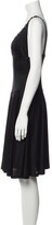 Thumbnail for your product : Blumarine Silk Knee-Length Dress Black