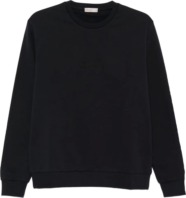 Herno Logo-Embroidered Cotton Sweatshirt