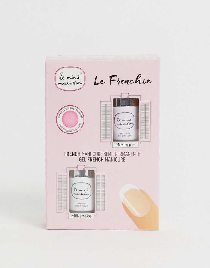 LE MINI MACARON Le Frenchie French Manicure Set Meringue and Milkshake -  ShopStyle Makeup