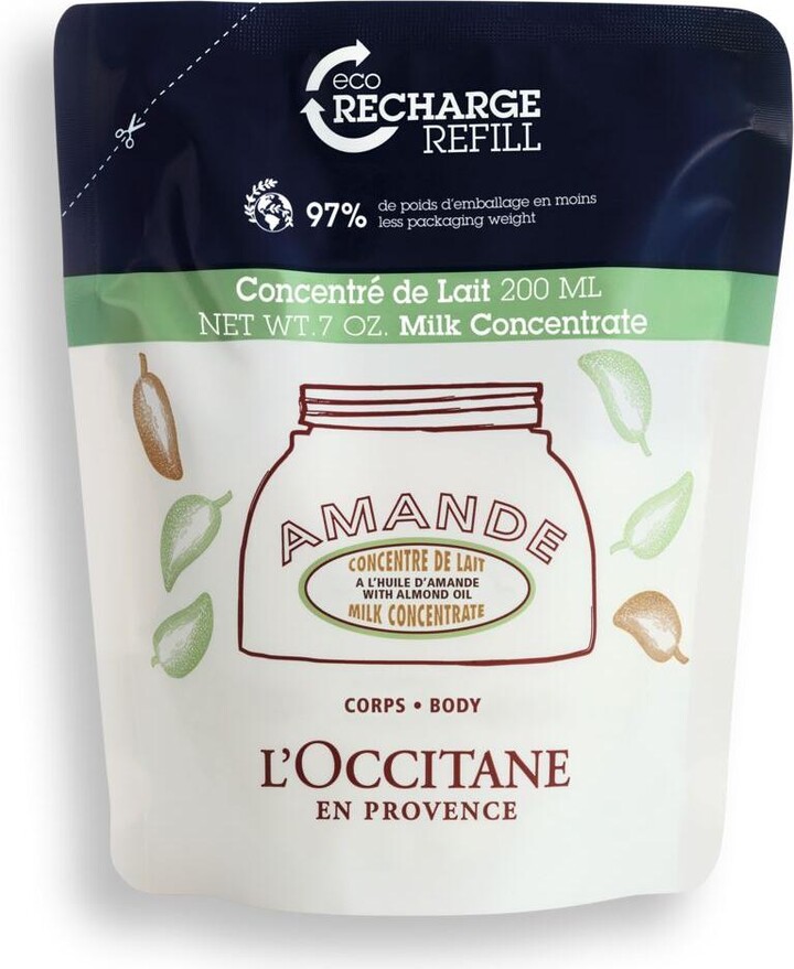 L'Occitane Almond Milk Concentrate Body Cream Refill 6.90 fl oz