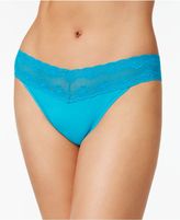 Thumbnail for your product : Natori Bliss Perfection Lace-Waist Thong 750092