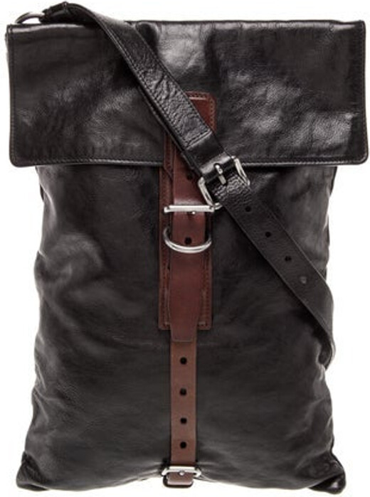 Prada Bucket Bag Black Leather Silver-Tone Hardware Single Adjustable Shoulder Strap Leather Lining & Single Interior Pocket Buckle Closure at Front Includes Dust Bag Unfortunately, due to restrictions, this item may not be eligible for shipping in all areas.