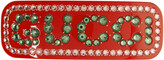 Thumbnail for your product : Gucci Red Large Crystal Barrette