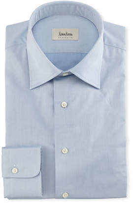 Neiman Marcus Solid Twill Dress Shirt