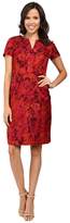 Thumbnail for your product : NUE by Shani Printed Jacquard Dress w/ Waistline Detail