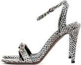 Thumbnail for your product : Proenza Schouler Embellished Elaphe Sandal Heel