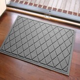 Thumbnail for your product : Weather Guard™ Weather Guard Argyle 23" X 35" Door Mat In Dark Brown