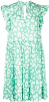 Thumbnail for your product : Milly Mona leopard-print chiffon dress