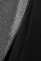 Thumbnail for your product : Balmain Crystal-embellished Crepe Blazer - Black
