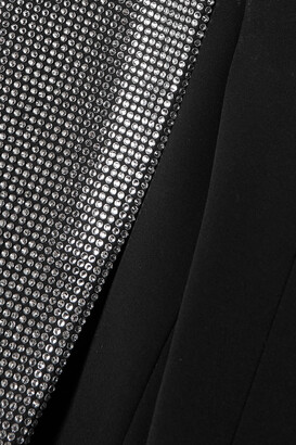 Balmain Crystal-embellished Crepe Blazer - Black