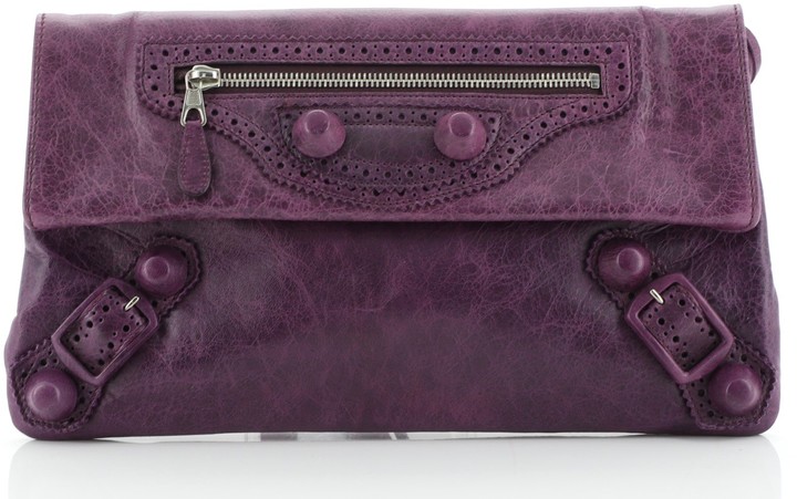 Pre-owned Balenciaga Purple Clutches | Shop the world's largest collection  of fashion | ShopStyle