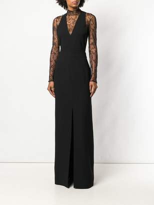 Givenchy long sleeved lace dress