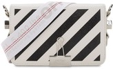Thumbnail for your product : Off-White Mini Diag Printed Leather Shoulder Bag
