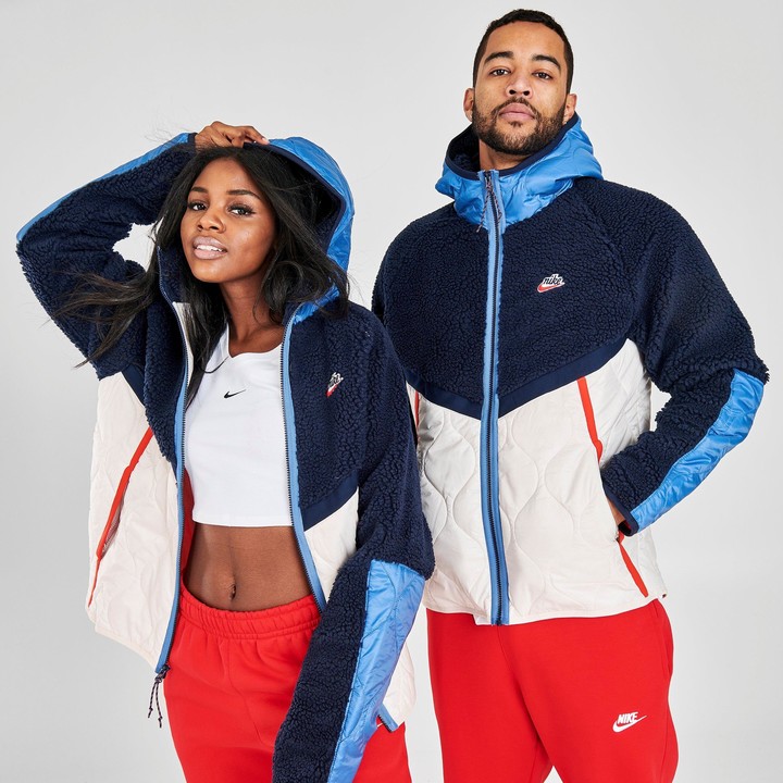 nike heritage sherpa jacket