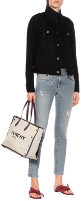 Givenchy Distressed high-rise skinny jeans
