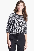 Thumbnail for your product : Vince Camuto Zebra Stripe Top