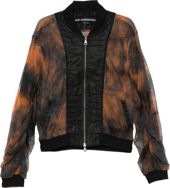 ANDERSSON BELL Mesh Double-Layer Bomber Jacket
