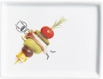 CB2 Oliver Bloody Mary Garnish Appetizer Plate