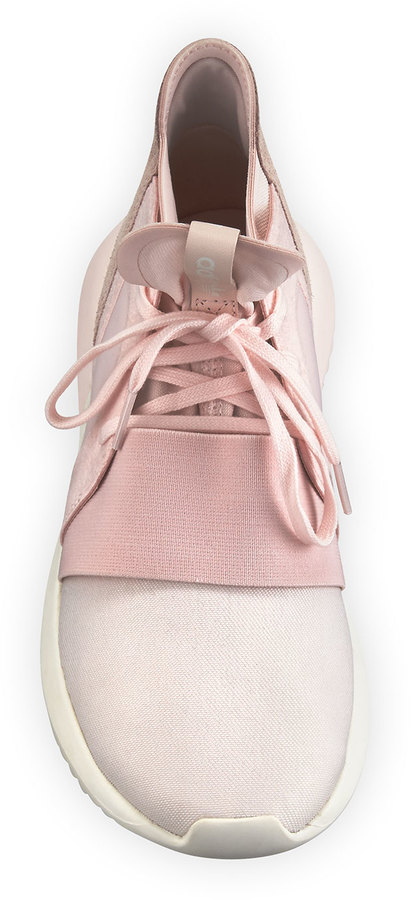 adidas Tubular Defiant Jersey & Suede Trainer, Halo Pink - ShopStyle Sneakers & Athletic
