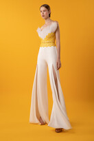 Thumbnail for your product : Gemy Maalouf Pleated Tulle Top and Palazzo Pants