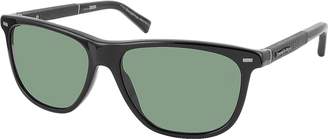 Ermenegildo Zegna EZ0009 01N Black Polarized Men's Sunglasses