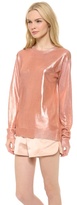 Thumbnail for your product : Alexander Wang T by Foil Printed Lightweight Pullover