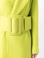 Thumbnail for your product : MSGM Belted Virgin Wool Coat