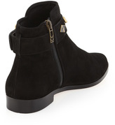 Thumbnail for your product : House Of Harlow Ben Cap-Toe Suede Bootie, Black