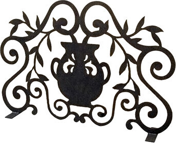 Meyda Lighting Urn Iron Fireplace Screen