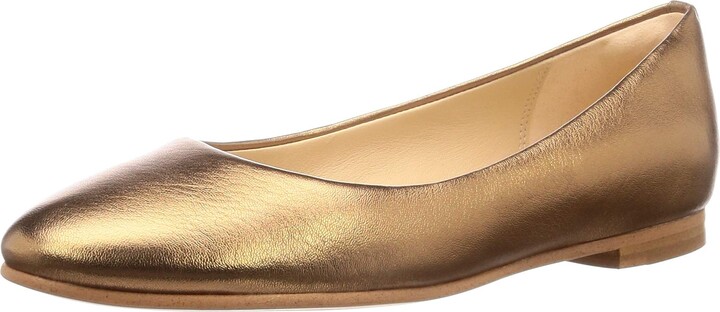 clarks pumps gold