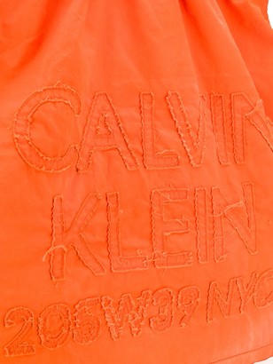 Calvin Klein Embroidered Logo Firefighter Tote