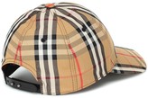 Thumbnail for your product : Burberry Vintage Check cotton baseball cap